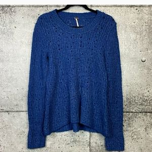 Free People // Eyelet Knit Sweater